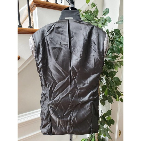 Alfani Men Black Long Sleeve Single Breasted Two Buttons Fitted Blazer Size 38L - Picture 7 of 12